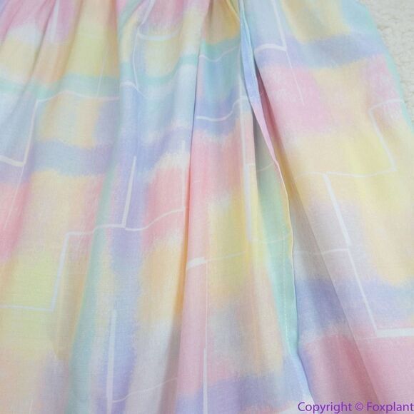 Eloquii Full Sleeve Wrap Dress‎ rainbow color tie-dye, 28 - Picture 15 of 16